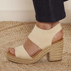 Tom’s Majorca Rope Platform Sandal Natural Basket Weave